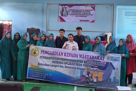Tim PkM USM Berikan Pendampingan Penerapan Akuntansi UMKM Berbasis Aplikasi