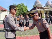 Bintara Polres Grobogan Aiptu Samijan Naik Pangkat Jadi Ipda Menjelang Masa Pensiun