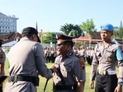 Kmbes Iwan Saktiadi Pimpin Serah Terima Jabatan Kasat Resnarkoba dan Kapolsek Jebres