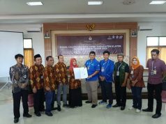 Daftar Bacaleg Puluhan Kader Demokrat Klaten Jalan Kaki ke KPU