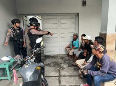 Bubarkan Pesta Miras dan Tangkap Penjual Ciu, Tim Sparta Polresta Surakarta Amankan Lima Warga