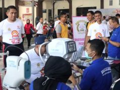 Polres Wonogiri Menggelar Pemeriksaan Kesehatan dan Pengobatan Gratis