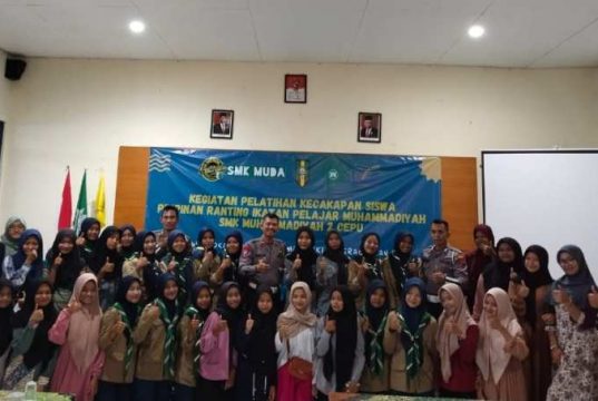 Police Goes to School, Siswa SMK Muda Cepu Dilarang Gunakan Knalpot Brong