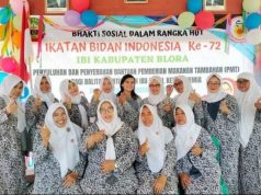 Peringati Ulang Tahun Ke-72, IBI Blora Berikan Penyuluhan dan Bantu Percepatan Penurunan Stunting