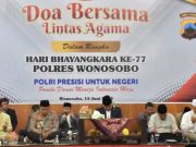 Doa Lintas Agama, Kapolres Wonosobo : “Semoga Polri Makin Jaya!”