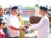 Polres Tegal Kota Kurban 4 Sapi dan 10 Kambing