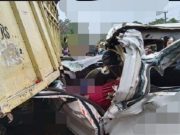 Dua Truk Tabrakan di Gabus Grobogan, Pengemudi Luka-Luka