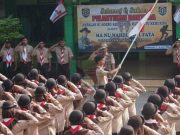 105 Pramuka Penegak Ikuti Pelantikan Bantara di MA NU Nafa Petekeyan Jepara