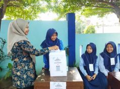 Pesta Demokrasi di SMP Muhammadiyah Keling