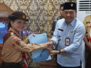 Pj. Bupati Jepara Lepas Kontingen Pramuka ke Tingkat Nasional dan Dunia