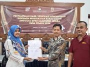 KPU Sampaikan Hasil Verifikasi Administrasi Bakal Caleg ke Parpol