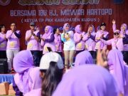 Mawar Hartopo Hadiri Senam Bersama dalam Rangka HUT IBI Ke-72