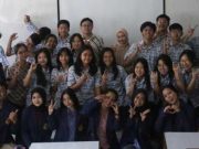 Mahasiswa Ilkom USM Kampanye Antikekerasan di SMA YSKI Semarang