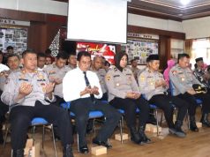 Tasyakuran HUT Ke-77 Bhayangkara, Ditandai Tiga Kali Potong Tumpeng