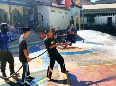 Siswa SMK Muhima Mendapatkan Edukasi Penanggulangan Kebakaran