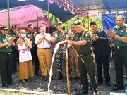 Kran Dibuka, Air Bersih Mengucur dari Program TNI-AD Manunggal Air
