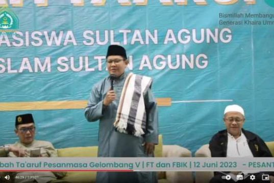 Mahasiswa Unissula Nyantri di Pesantren Unissula