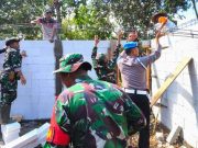 Sinergitas TNI-Polri Wonogiri Membantu Korban Gempa Bumi