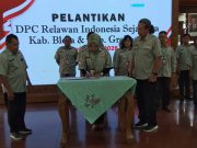 Relawan Indonesia Sejahtera Blora dan Grobogan Dilantik di Pendopo Rumah Dinas Bupati Blora