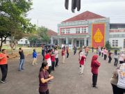 Bank Jateng Sosialisasikan Produk-produk Inovatif Terbaru dalam Senam Pagi di Jepara