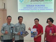 16 Gedung RS Mardi Rahayu Telah Kantongi Sertifikat Laik Fungsi