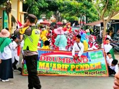 Masyarakat Rayakan Tahun Baru 1445 Hijriyah, Polresta Magelang Lakukan Pengamanan