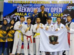 8 Atlet Taekwondo UMK Torehkan Tinta Emas di Kejurnas Taekwondo DIY Open 2023