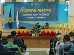 UKM Paskibra USM Gelar Gerakan Aksi Paskibra 7 Tingkat SLTA Se-Jawa