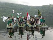 PKB Wonosobo Deklarasikan Cak Imin Capres dan Gus Yusuf Cagub Jateng di Tengah Telaga Menjer