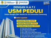 Dies Natalis Ke-36, USM Akan Gelar Pemeriksaan Kesehatan Gratis