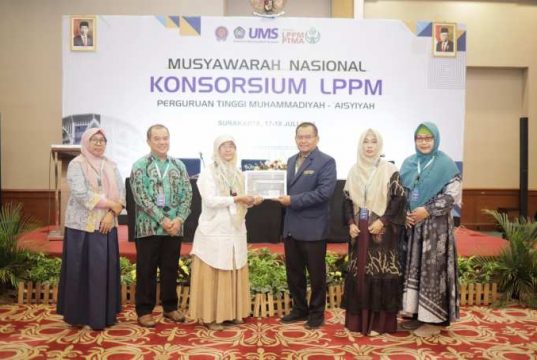 Prof. Ir. Sarjito, MT, PhD terpilih sebagai Ketua Umum Konsorsium LPPM PTMA 2023-2027