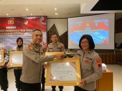 Polresta Surakarta Raih Penghargaan Menpan RB dalam Bidang Pelayanan Publik.