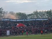 Dukungan SaveKarimunjawa Muncul di Laga Persijap- Pati, Libatkan 3000 Suporter