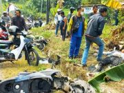 Truk Tanki Air Rem Blong Tabrak Mobil dan Motor di Turunan Jatibarang, Satu Tewas Tiga Terluka