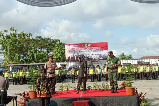 Pastikan Pilkades Aman, Polres Klaten Gelar Apel Pergeseran Pasukan Dan Pengecekan Ranmor