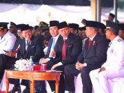 Presiden RI Ke-6 SBY Menghadiri Upacara Kemerdekaan di Pacitan