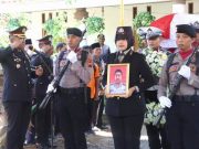 Kapolres Pimpin Upacara Pemakaman Jenazah AKP Sentot Giswantoro