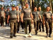 Gerak Jalan Sehat Lintas Gunung Gandul Bersama Danrem 074