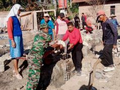 Kerja Bakti Gotong Royong Membantu Korban Kebakaran