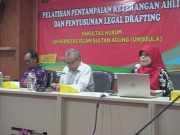 Tingkatkan Kualitas Dosen, FH Unissula Selenggarakan Pelatihan Penyampaian Keterangan Ahli