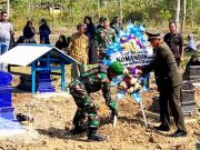 Kodim 0728 Wonogiri Menggelar Upacara Pemakaman Secara Militer