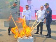 Pemkab Kudus Gelar Pemusnahan 6.159.970 Batang Rokok Illegal