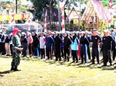 Personel TNI-Polri Giat Melatih Siswa yang Dipersiapkan Jadi Paskibra