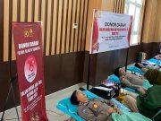 Polwan Polresta Surakarta Gelar Bakti Sosial Donor Darah