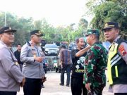 TNI-Polri Amankan Pengesahan 614 Pesilat di Dua Tempat