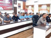 Bersama Siswa, Polres Wonogiri Ikut Zoom Meeting Tingkat Nasional