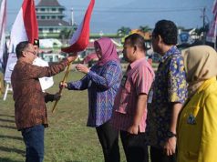 Gerakan Pembagian Bendera Merah Putih, Kuatkan Patriotisme dan Kedamaian Pemilu 2024