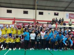 Dua Kapten Tim Anggota Polri dan TNI, Sepaktakraw Jepara Rebut Emas Putra dan Putri Nomor Beregu