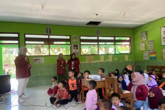 KKN Unisri di SD Negeri 02 Kedunglengkong, Simo, Boyolali Sosialisasikan Hidup Sehat