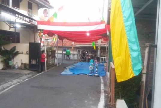 Semarak Meriahkan HUT Kemerdekaan RI Ke 78 Banyak Jalan Kampung Ditutup
